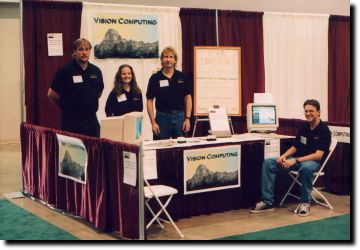 VISION COMPUTING staff at the 1997 NM Computer Expo.